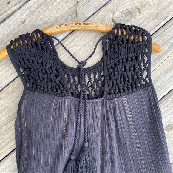 Maeve Anthropologie - Abilene Maxi Dress, Crochet & Tassel Details - Picture 10 of 16